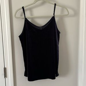 Ann Taylor navy spaghetti strap tank top in size Medium